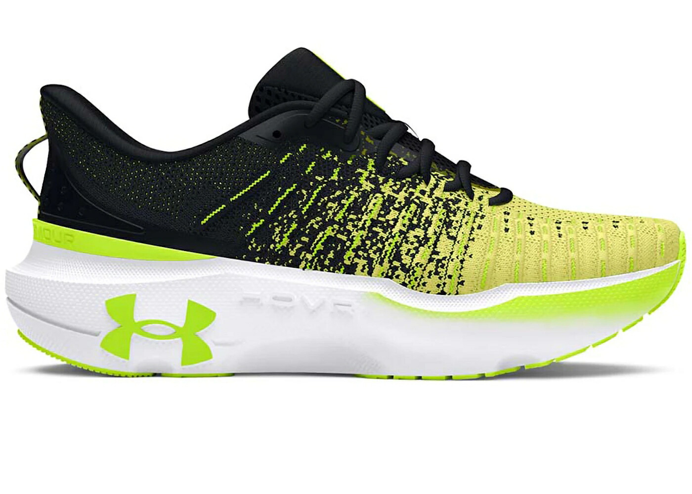 エリート 黒いこと 黒いこと 黄味がかった 黄色 アンダーアーマー WOMEN\u0027S スニーカー レディース UNDER ARMOUR UNDER ARMOUR INFINITE ELITE BLACK NEON YELLOW (WOMEN\u0027S) / BLACK NEON YELLOW