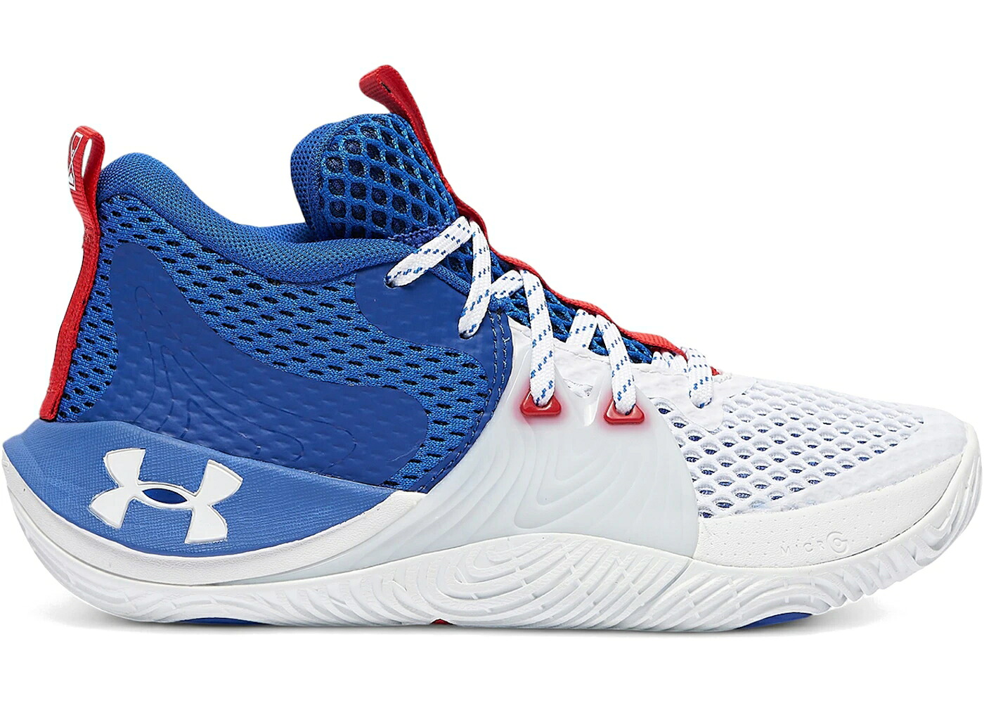 紺色 ネイビー 白色 ホワイト 赤 レッド アンダーアーマー ジュニア キッズ UNDER ARMOUR UNDER ARMOUR EMBIID ONE BROTHERLY LOVE (GS) / NAVY WHITE RED ベビー マタニティ スニーカー