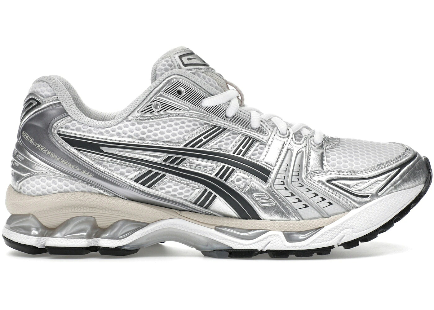 アシックス 白色 ホワイト 灰色 グレー スニーカー メンズ ASICS GEL-KAYANO 14 WHITE GRAPHITE GREY / WHITE GRAPHITE GREY