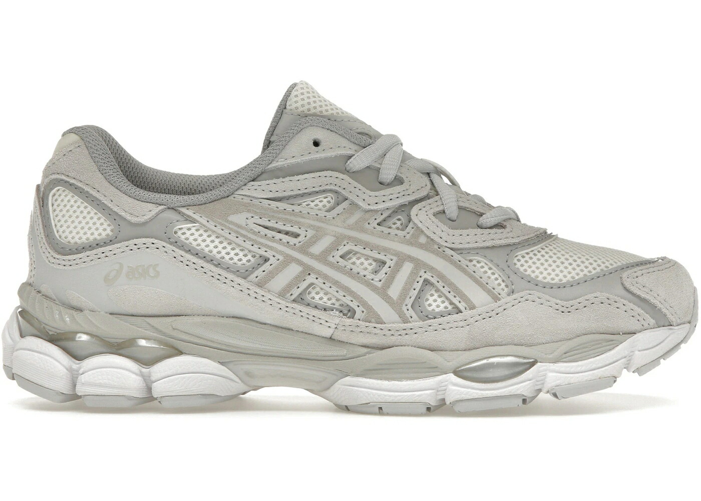 アシックス 皮膚軟化剤 薄墨色 薄墨色 スニーカー メンズ ASICS GEL-NYC CREAM CLOUD GREY / CREAM CLOUD GREY