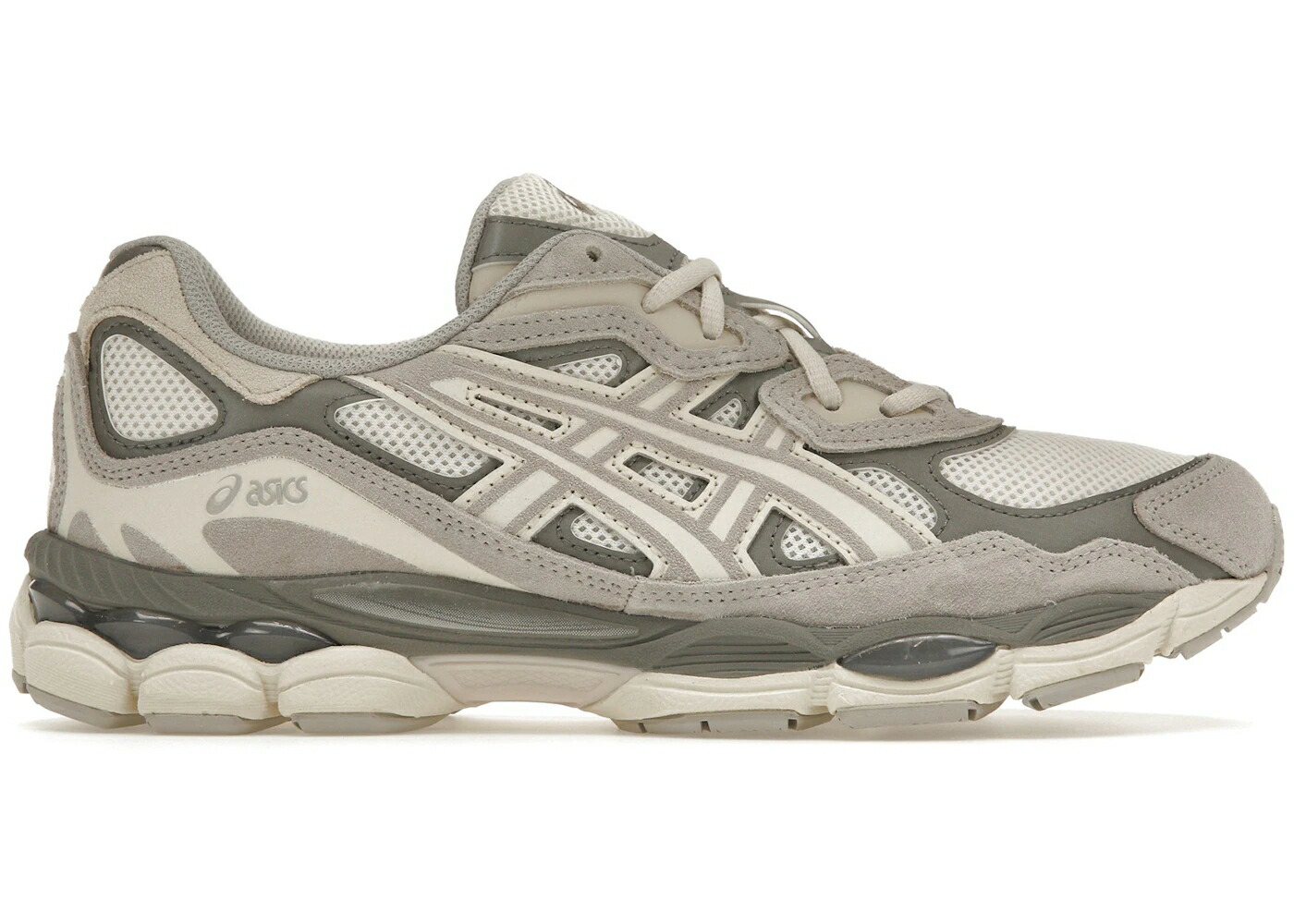 アシックス 薄墨色 薄墨色 皮膚軟化剤 スニーカー メンズ ASICS GEL-NYC OYSTER GREY / CREAM OYSTER GREY