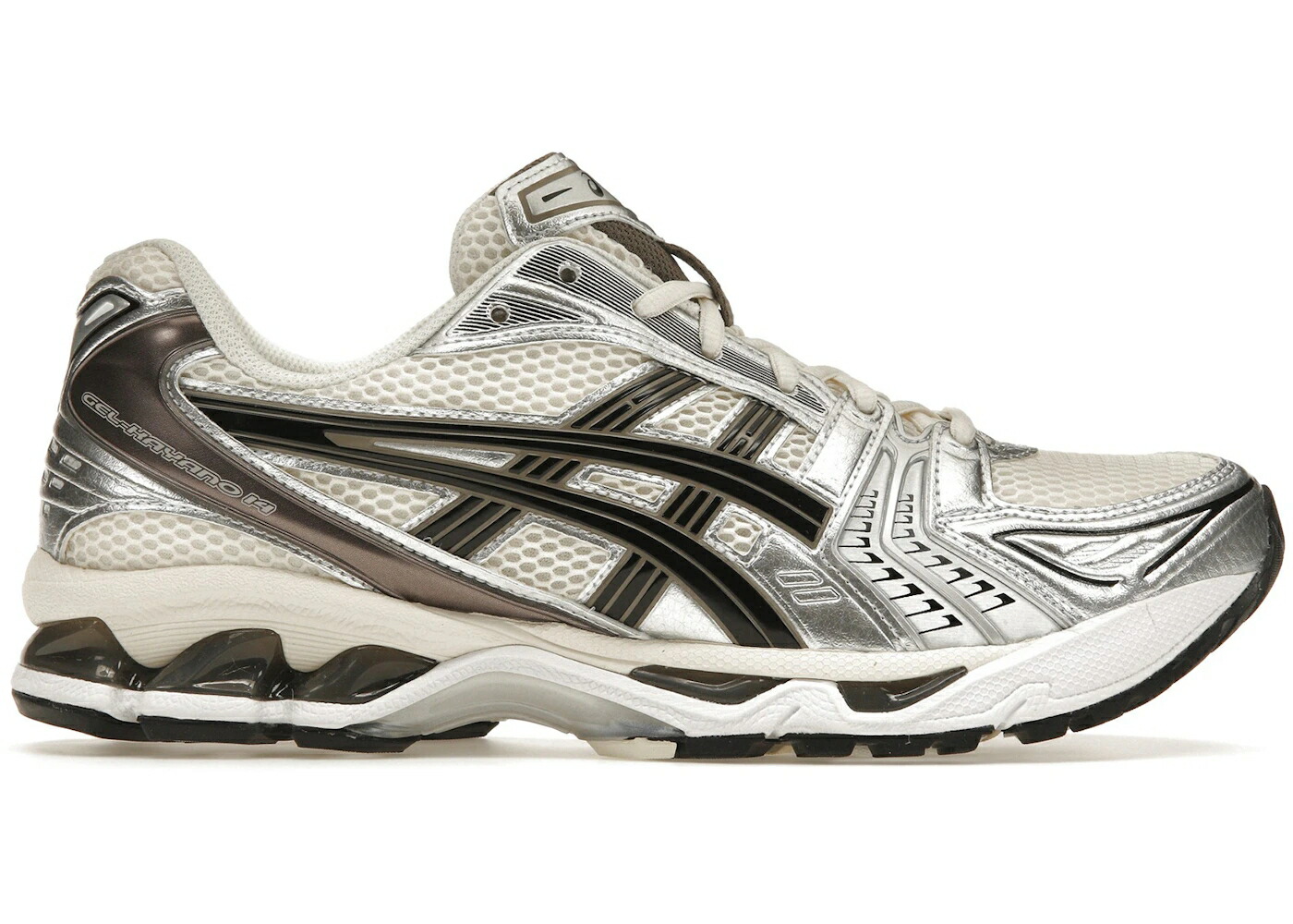 アシックス クリーム 黒色 ブラック スニーカー メンズ ASICS GEL-KAYANO 14 CREAM BLACK METALLIC PLUM / CREAM BLACK