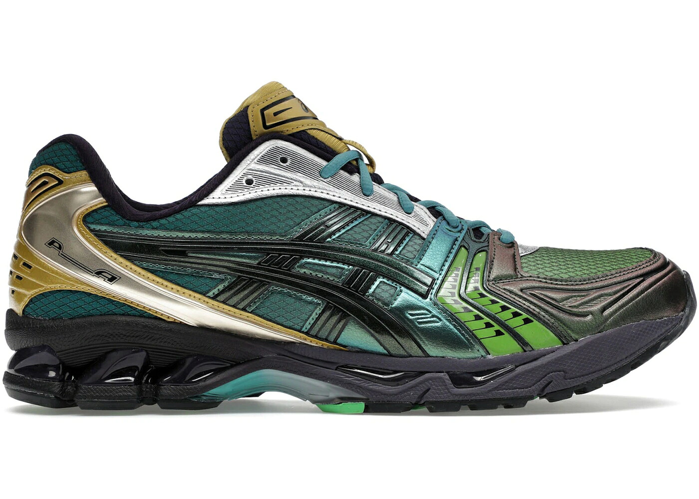 アシックス 緑 グリーン P. スニーカー メンズ ASICS GEL-KAYANO 14 ANDRADE GRADATION GREEN / GRADATION GREEN GREEN｜スニケス