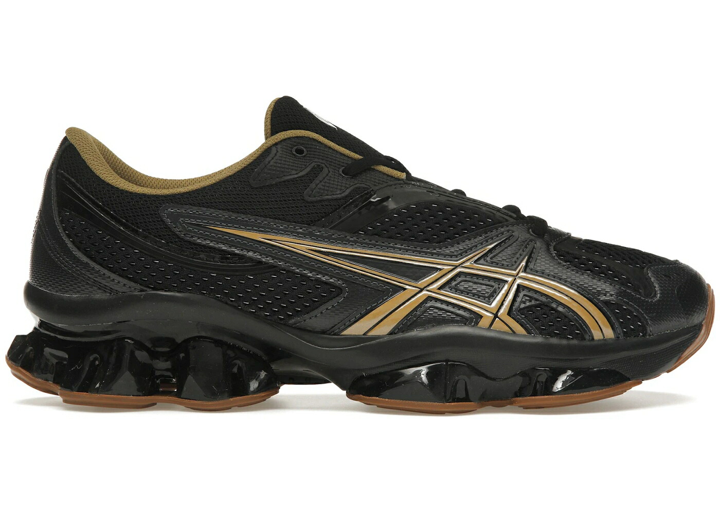 アシックス 黒色 ブラック ゴールド 茶色 ブラウン スニーカー メンズ ASICS GEL-QUANTUM ZIENTZIA KIKO KOSTADINOV BLACK GOLD GUM / BLACK BROWN