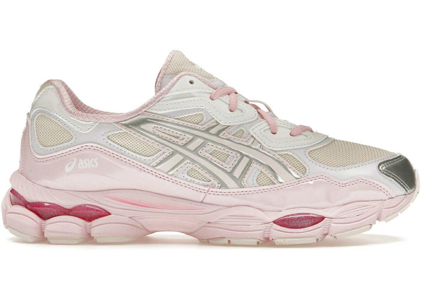 アシックス ピンク クリーム ピュア 銀色 シルバー スニーカー メンズ ASICS GEL-NYC KICKI YANG ZHANG PINK CREAM PURE SILVER / CREAM PURE SILVER