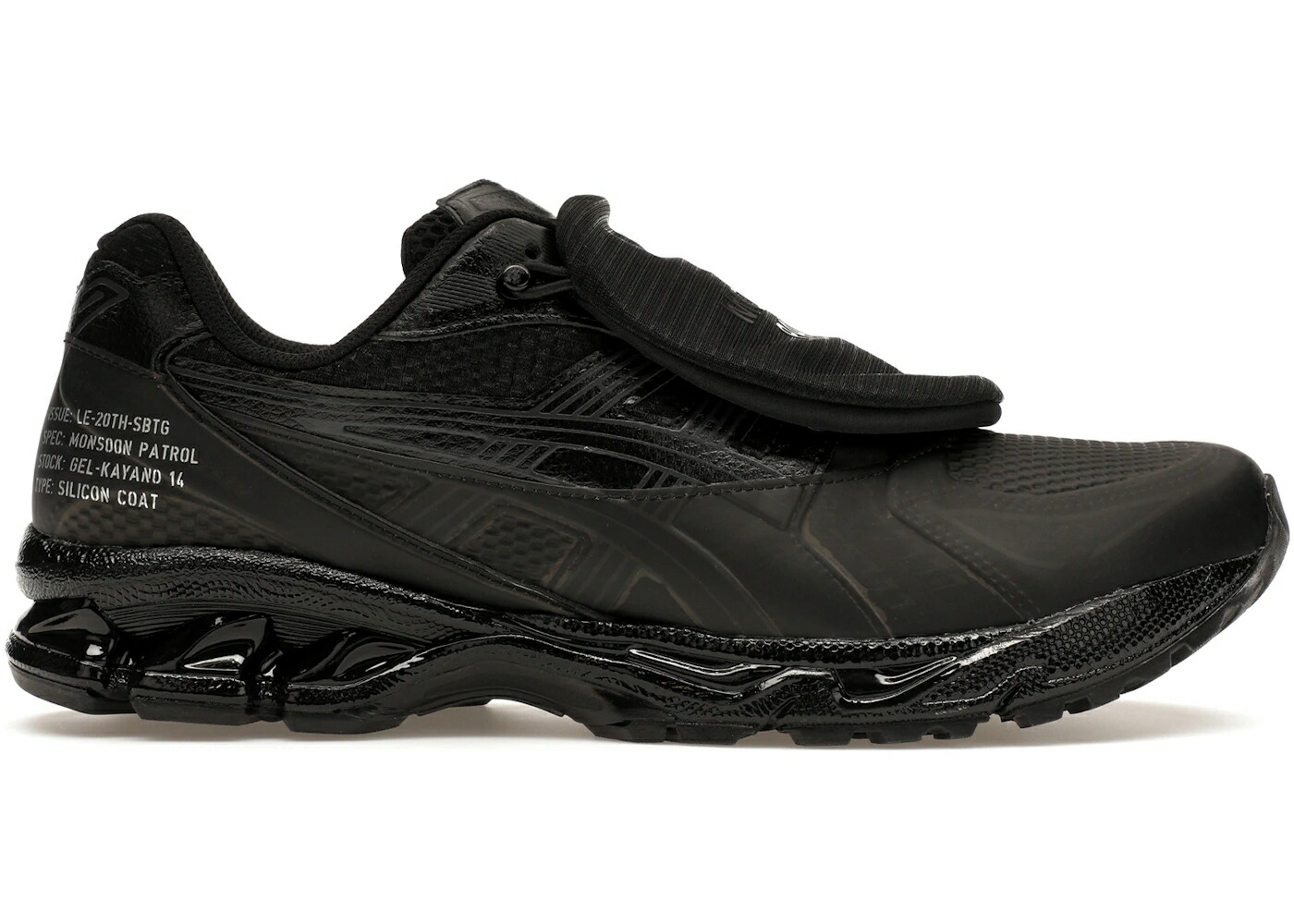 アシックス 黒いこと 黒いこと スニーカー メンズ ASICS GEL-KAYANO 14 SBTG X LIMITED EDT MONSOON PATROL BLACK / BLACK BLACK