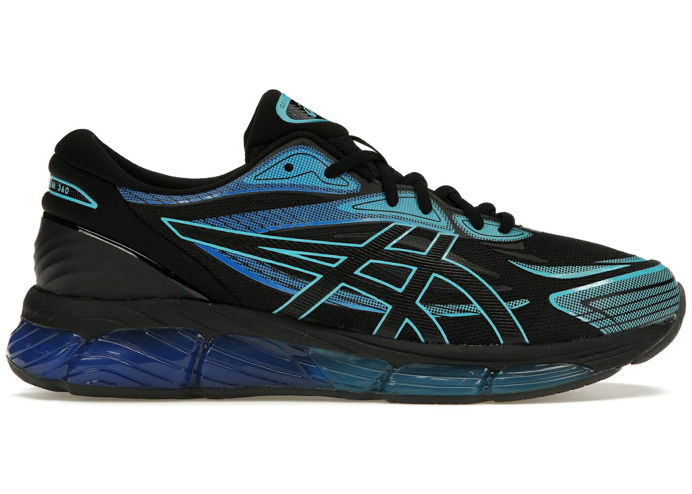 アシックス 黒いこと 黒いこと スニーカー メンズ ASICS GEL-QUANTUM 360 VIII OCEAN PACK BLACK AQUARIUM / BLACK AQUARIUM