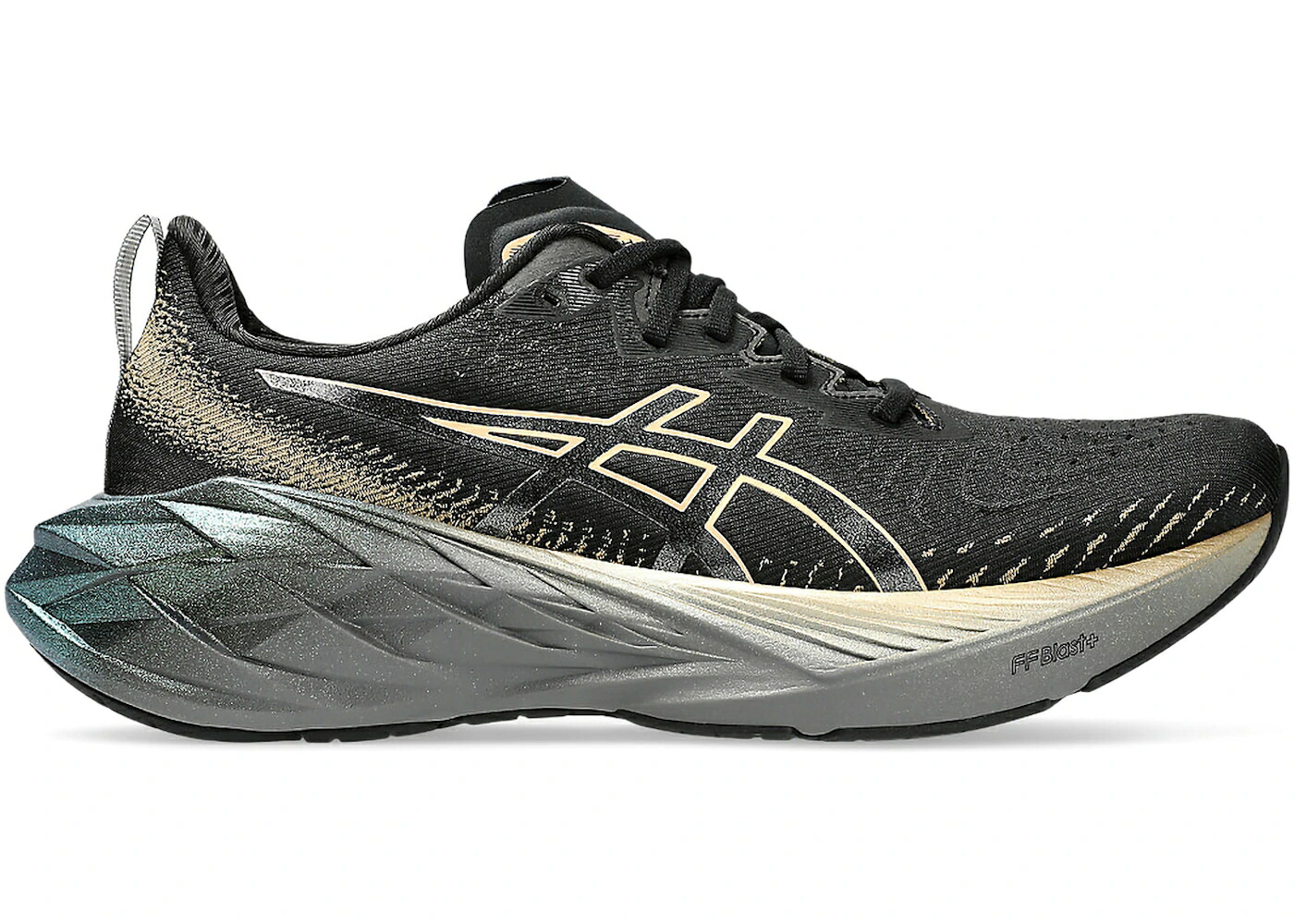 アシックス プラチナム 黒いこと 黒いこと スニーカー メンズ ASICS NOVABLAST 4 PLATINUM BLACK CHAMPAGNE / BLACK CHAMPAGNE