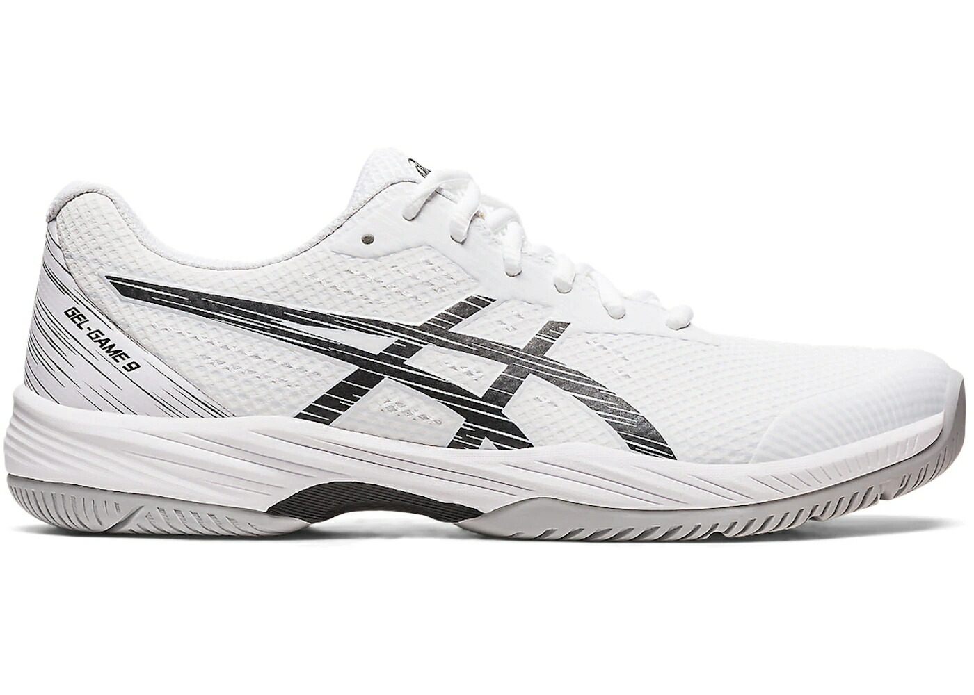アシックス 白色 ホワイト 黒色 ブラック スニーカー メンズ ASICS GEL-GAME 9 WHITE BLACK / WHITE BLACK｜スニケス