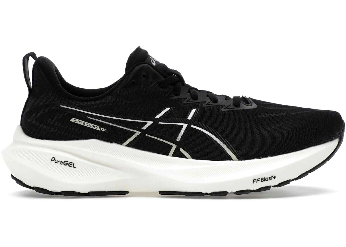 アシックス サー青少年 黒いこと 黒いこと 白いこと 白いこと スニーカー メンズ ASICS GT-2000 13 BLACK WHITE / BLACK WHITE