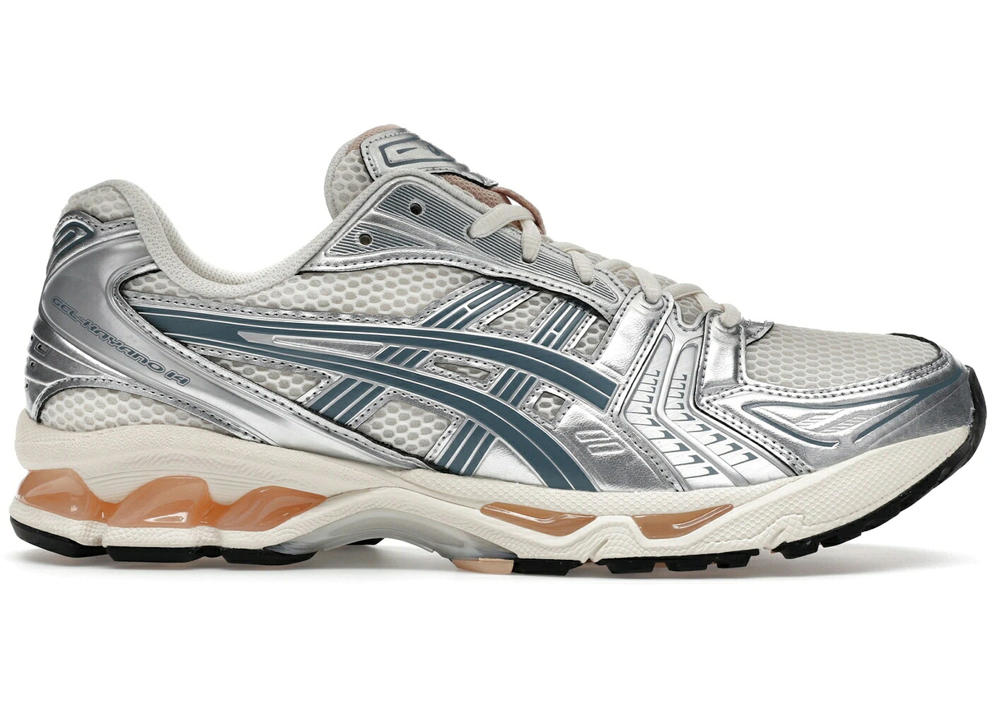 アシックス 純然たる しろがね色 しろがね色 ゴールド スニーカー メンズ ASICS GEL-KAYANO 14 BIRCH PURE SILVER TEAL GOLD / BIRCH PURE SILVER
