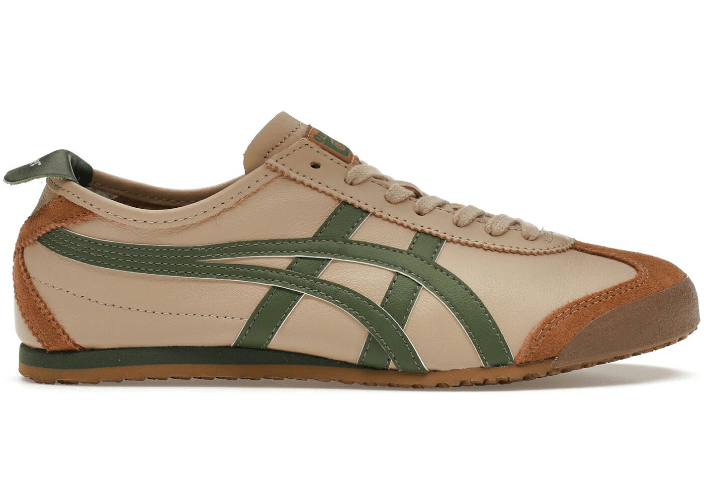 アシックス メキシコ ベージュ 緑 グリーン オニツカタイガー スニーカー メンズ ASICS ONITSUKA TIGER MEXICO 66 BEIGE GRASS GREEN / BEIGE GRASS GREEN