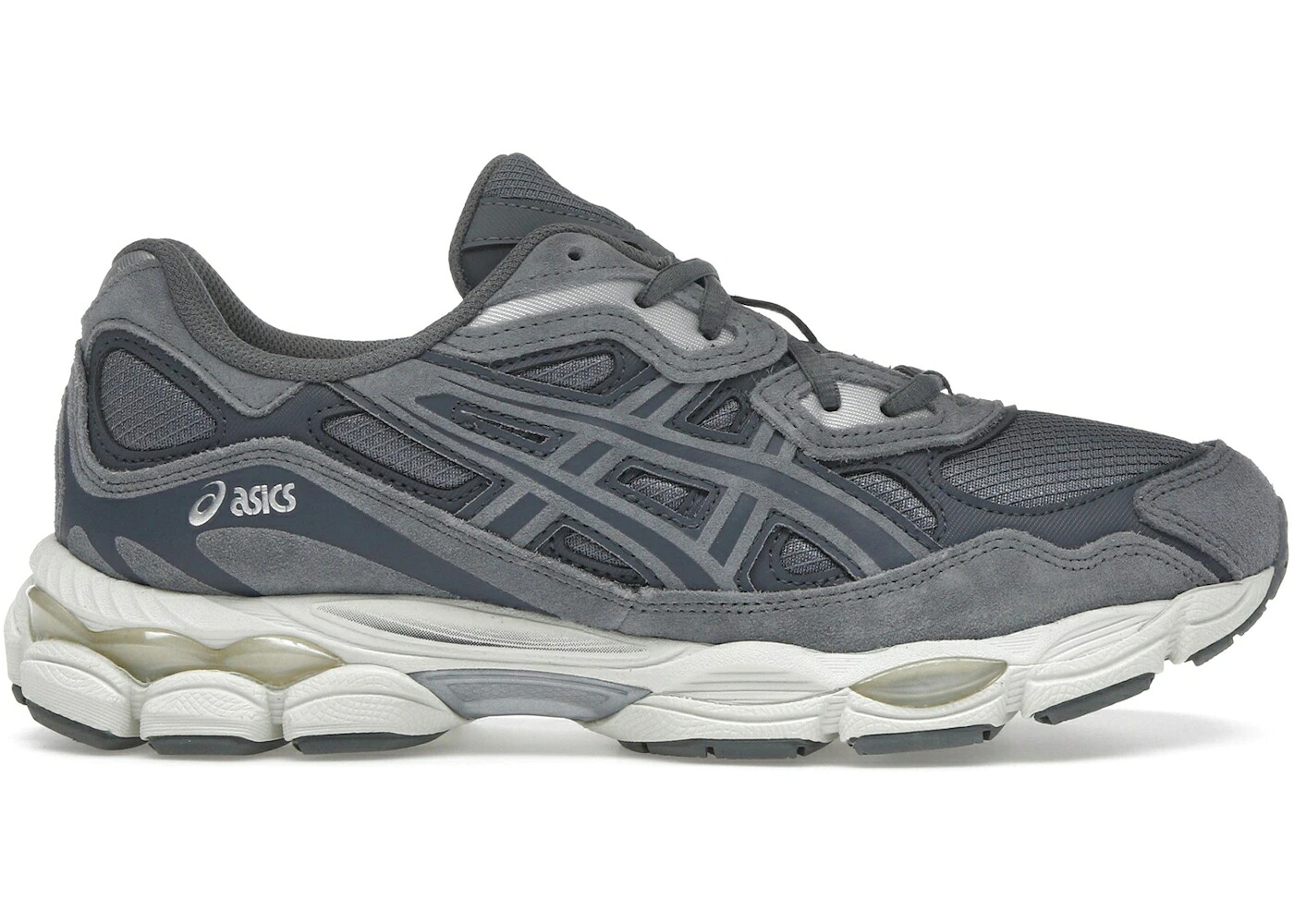アシックス しろがね色 スチール写真 薄墨色 薄墨色 スニーカー メンズ ASICS GEL-NYC STEEL GREY CARRIER / STEEL GREY CARRIER GREY メンズ靴-スニーカー