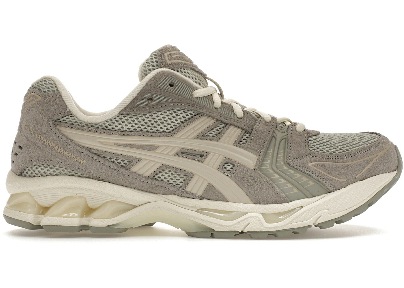 アシックス 白いこと 白いこと 薄墨色 薄墨色 スニーカー メンズ ASICS GEL-KAYANO 14 WHITE SAGE SMOKE GREY / WHITE SAGE SMOKE GREY