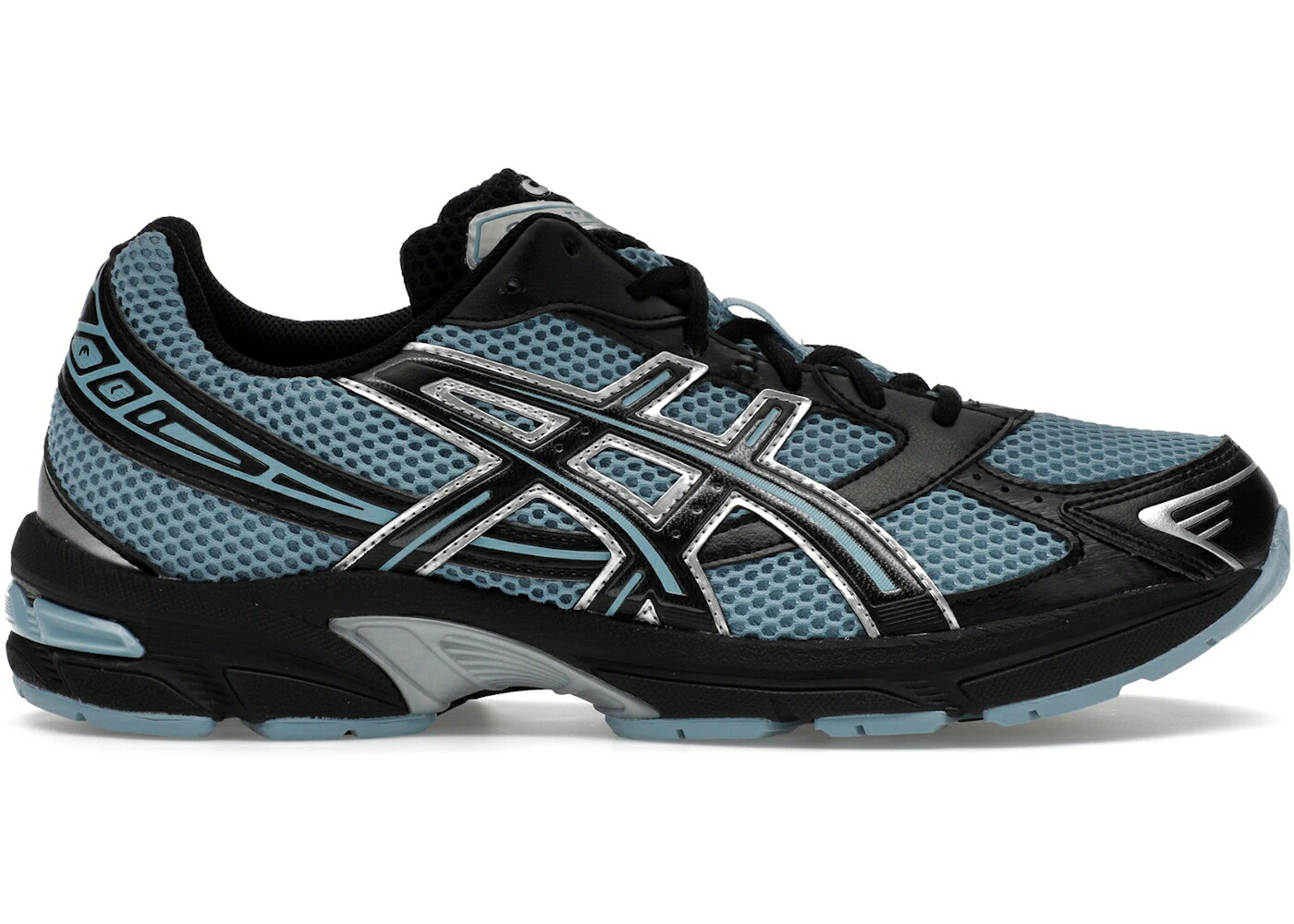 アシックス 黒色 ブラック 青色 ブルー ピュア 銀色 シルバー スニーカー メンズ ASICS GEL-1130 BLACK ICE BLUE / BLACK PURE SILVER ICE BLUE