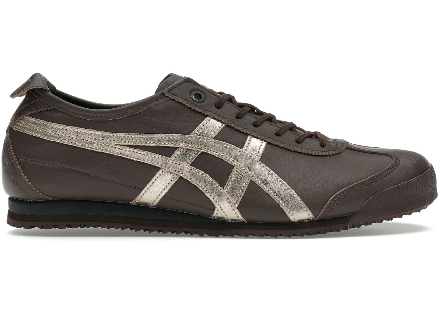 アシックス メキシコ合衆国 赤銅色 赤銅色 オニツカタイガー スニーカー メンズ ASICS ONITSUKA TIGER MEXICO 66 SD LICORICE BROWN CHAMPAGNE / LICORICE BROWN CHAMPAGNE