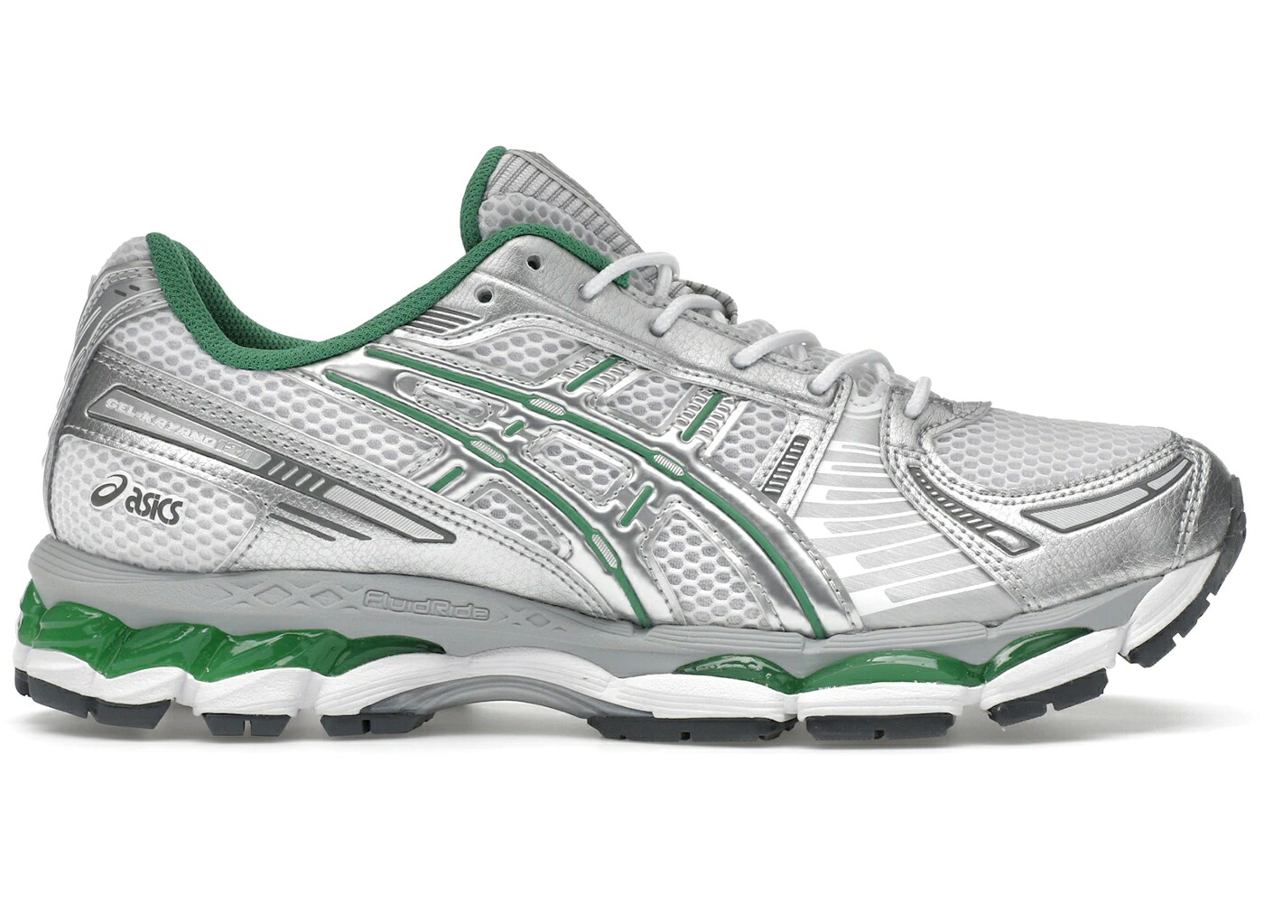 アシックス 銀色 シルバー 緑 グリーン ピュア クリーム 12.1 スニーカー メンズ ASICS GEL-KAYANO SILVER GREEN / PURE SILVER GREEN CREAM