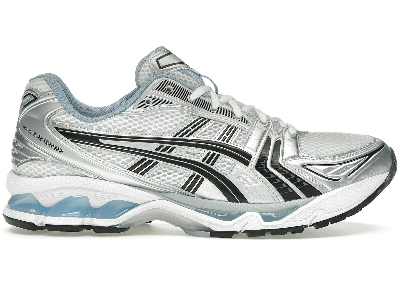 アシックス 白色 ホワイト 青色 ブルー スニーカー メンズ ASICS GEL-KAYANO 14 JJJJOUND WHITE BLUE / WHITE BLUE