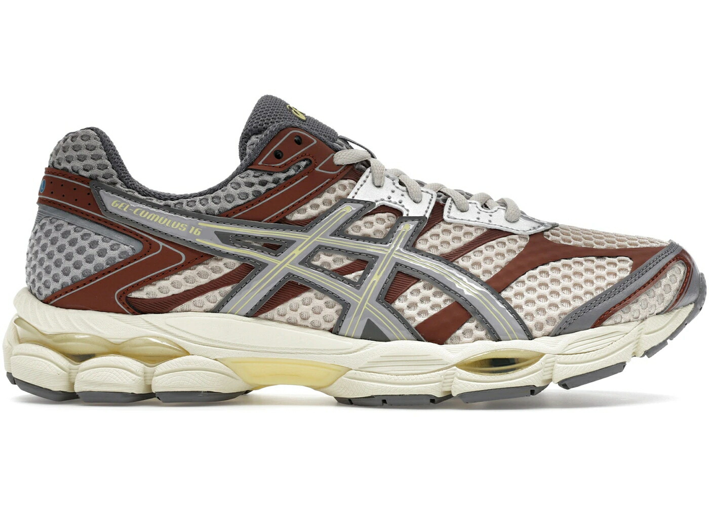 アシックス ベージュ 灰色 グレー スニーカー メンズ ASICS GEL-CUMULUS 16 EMMI BEIGE GREY / BEIGE GREY