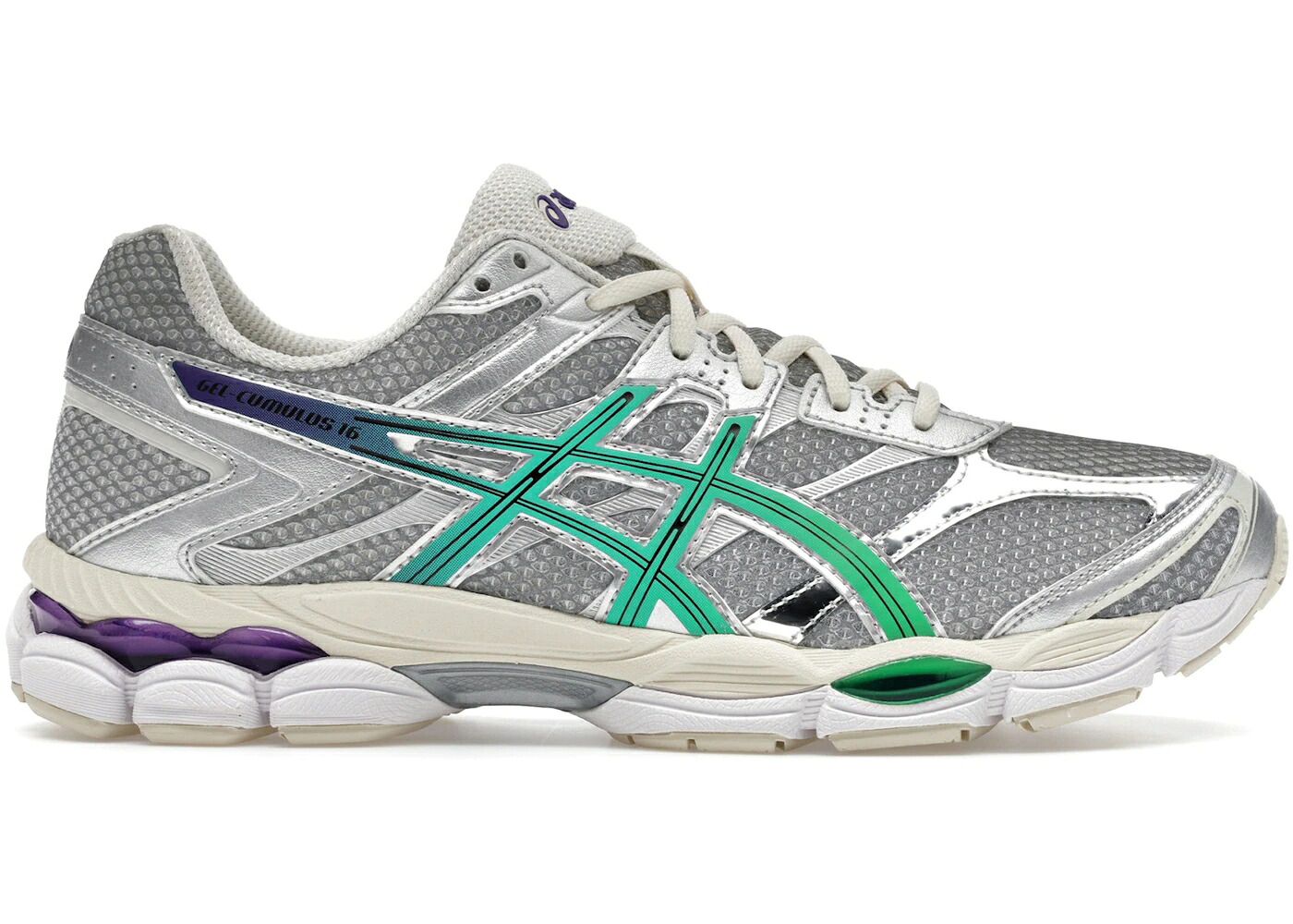 アシックス 皮膚軟化剤 緑 緑であること スニーカー メンズ ASICS GEL-CUMULUS 16 TOMO SUMMIT EXCLUSIVE CREAM MALACHITE GREEN / CREAM MALACHITE GREEN