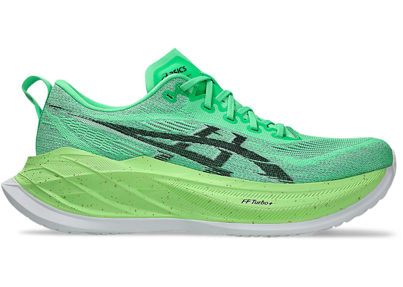 アシックス 緑 グリーン 黒色 ブラック スニーカー メンズ ASICS SUPERBLAST 2 EKIDEN VITAL GREEN BLACK / VITAL GREEN BLACK