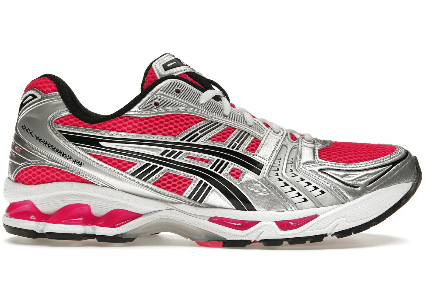 アシックス ピンク 黒色 ブラック スニーカー メンズ ASICS GEL-KAYANO 14 PINK GLO / PINK GLO BLACK