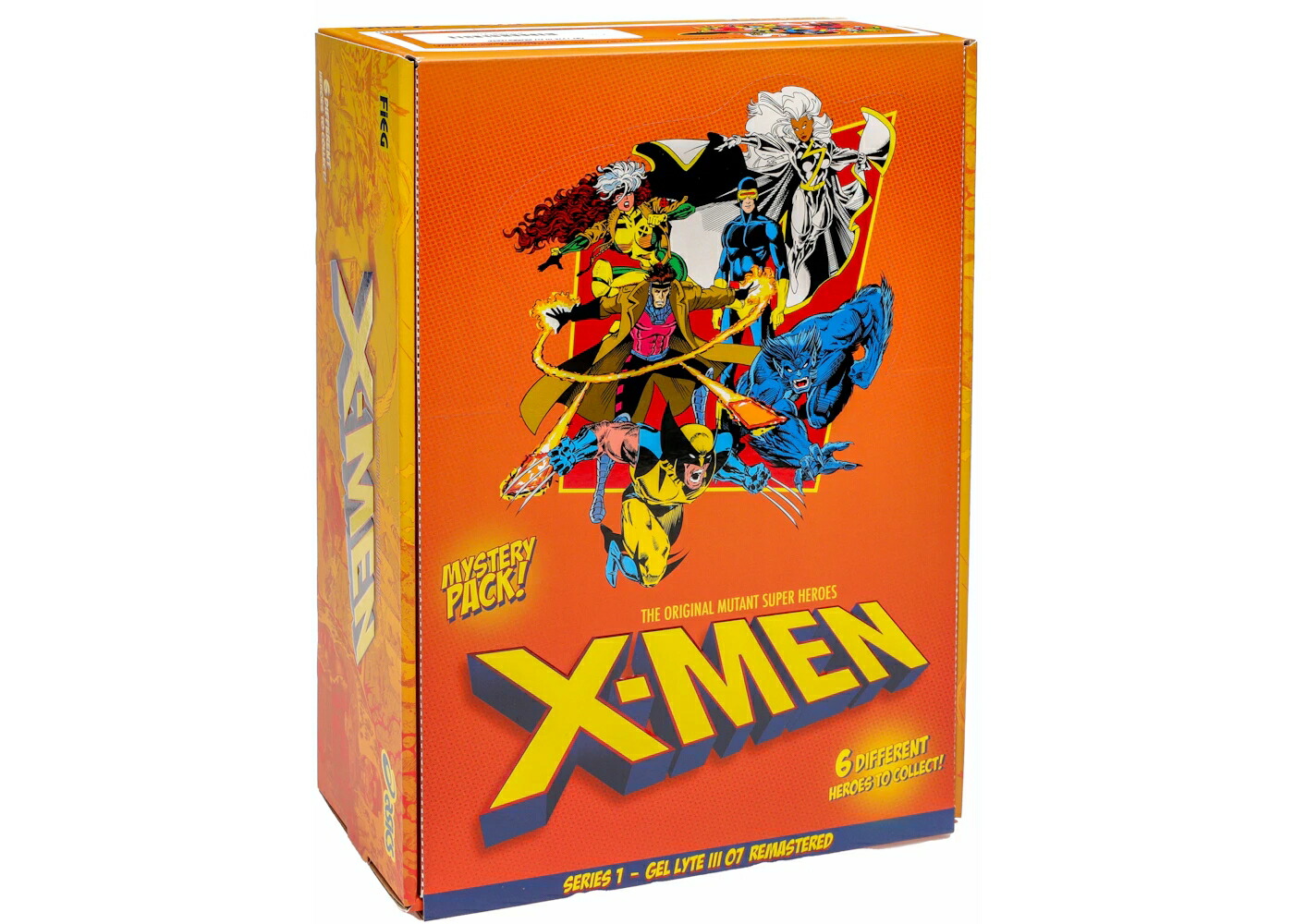 アシックス ゲルライト ボックス '07 スニーカー メンズ ASICS GEL-LYTE III REMASTERED KITH MARVEL X-MEN MYSTERY SEALED BOX (TRADING CARD INCLUDED) /画像