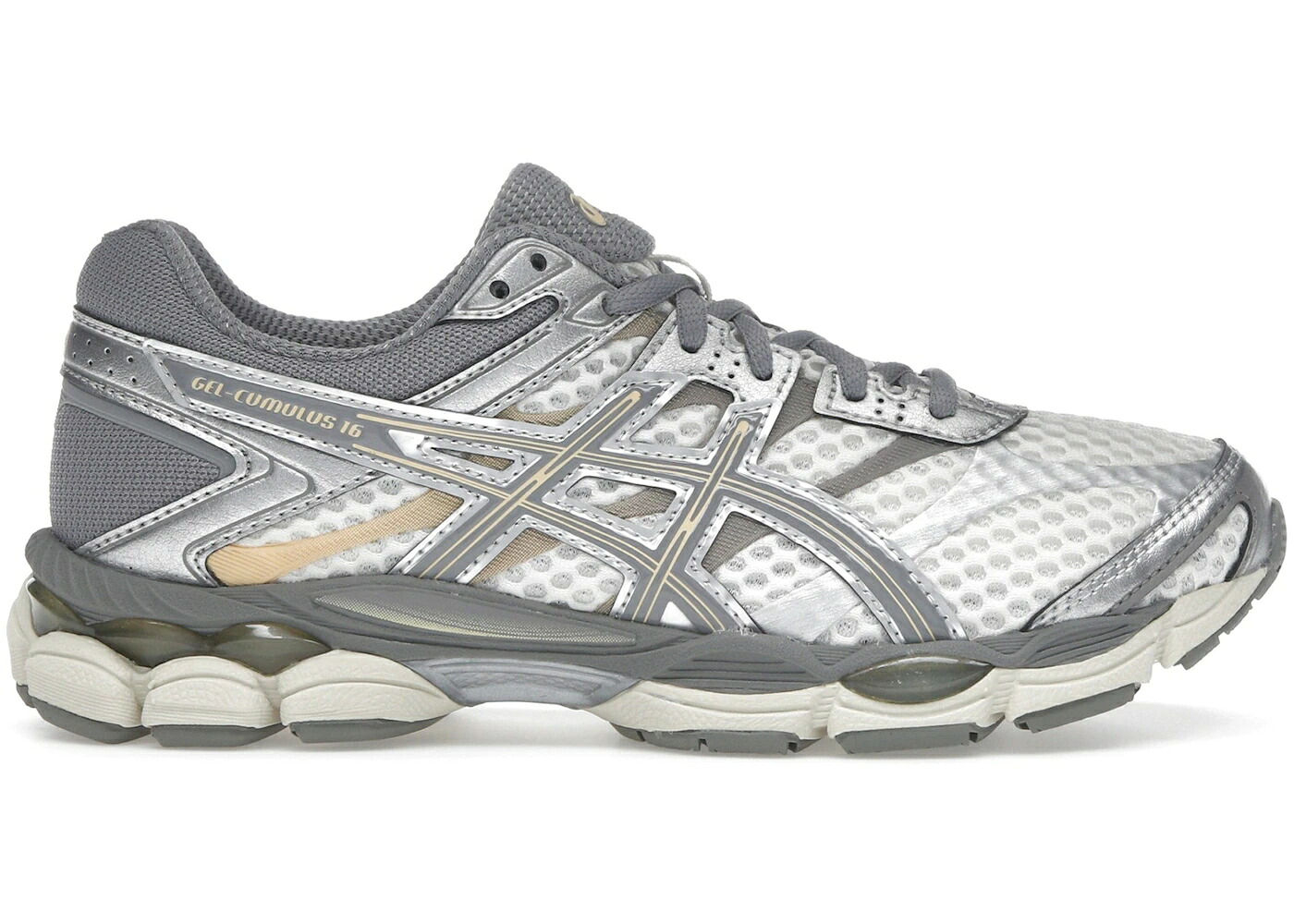 アシックス 皮膚軟化剤 薄墨色 薄墨色 スニーカー メンズ ASICS GEL-CUMULUS 16 CREAM CLAY GREY / CREAM CLAY GREY
