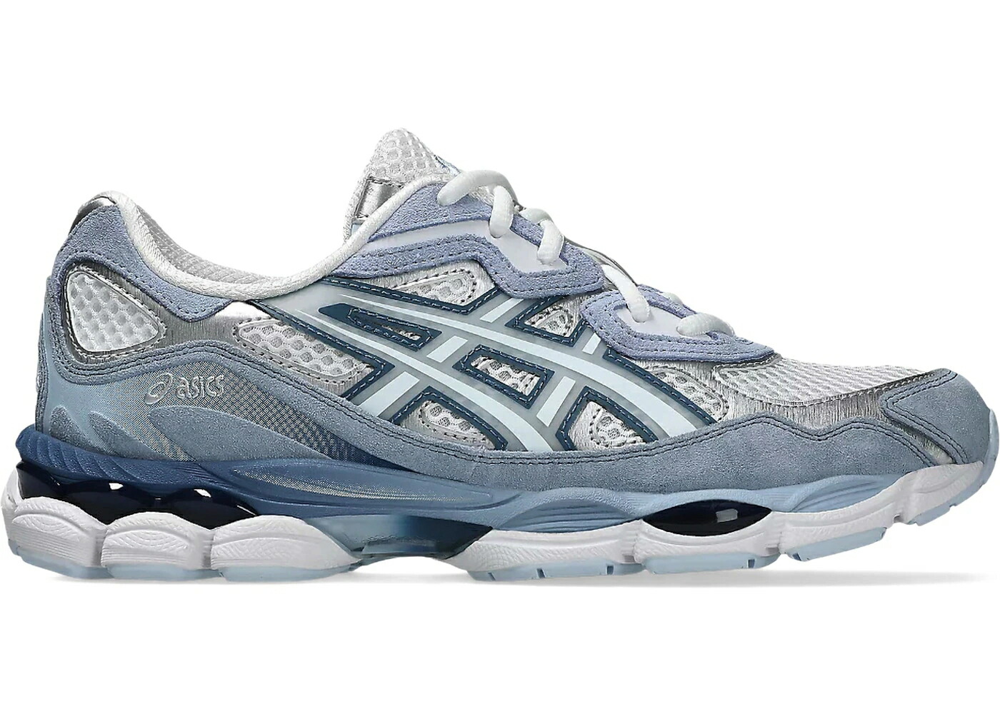 アシックス 白いこと 白いこと 薄墨色 薄墨色 青味 青み スニーカー メンズ ASICS GEL-NYC ATMOS HYOZAN / WHITE GREY BLUE