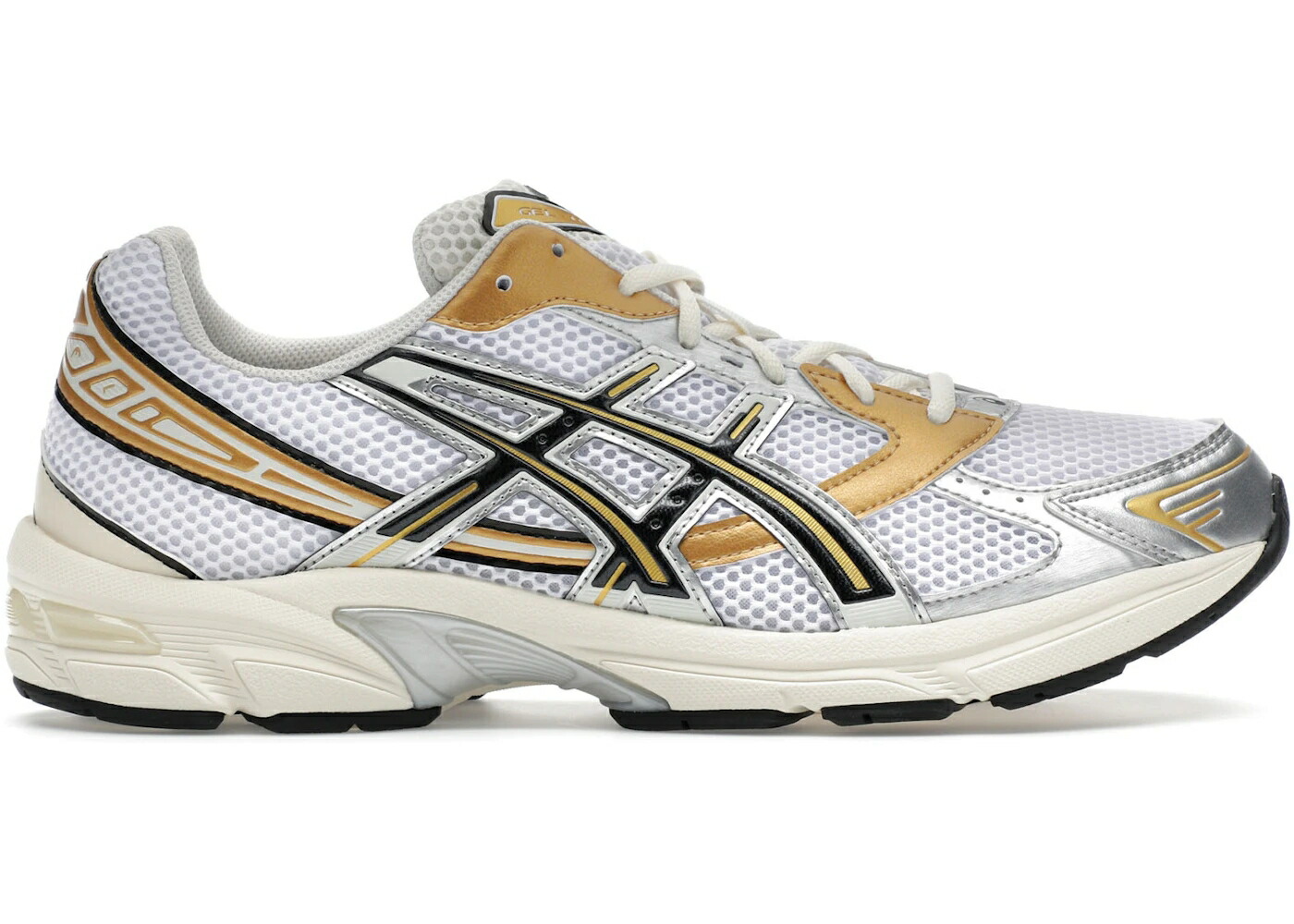 アシックス 白いこと 白いこと 黒いこと 黒いこと ゴールド スニーカー メンズ ASICS GEL-1130 WHITE BLACK GOLD / WHITE BLACK GOLD