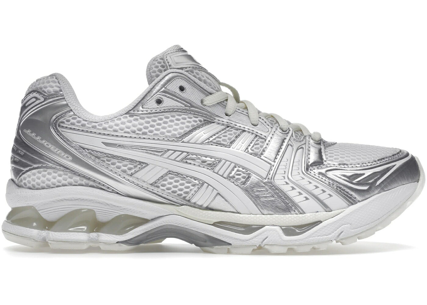 アシックス 銀色 シルバー 白色 ホワイト スニーカー メンズ ASICS GEL-KAYANO 14 JJJJOUND SILVER WHITE / WHITE WHITE