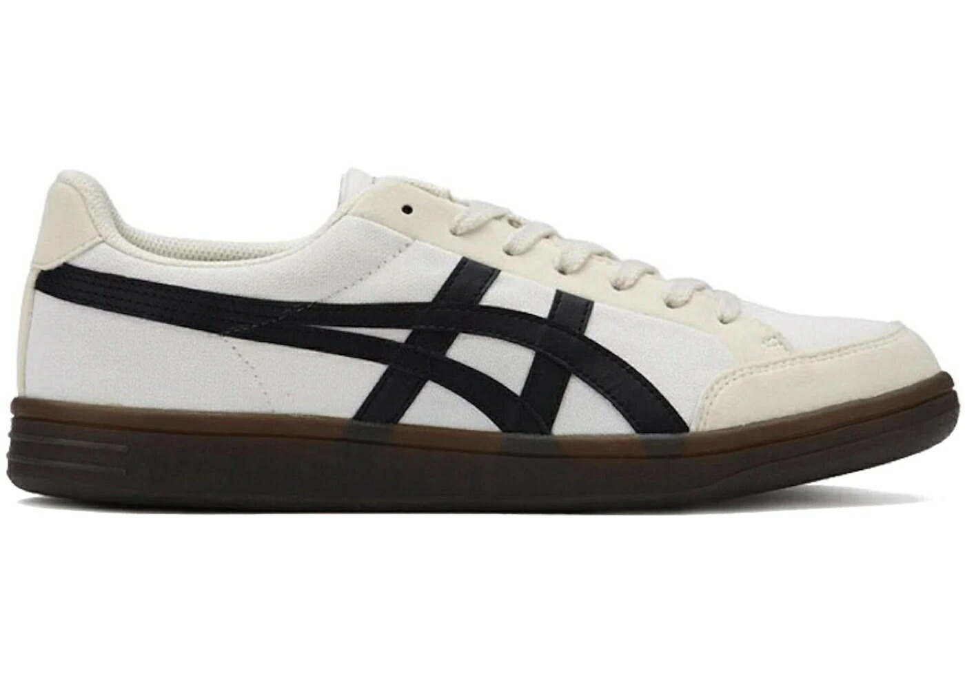 アシックス クリーム 白色 ホワイト 黒色 ブラック オニツカタイガー スニーカー メンズ ASICS ONITSUKA TIGER ADVANTI CREAM WHITE BLACK / CREAM WHITE BLACK