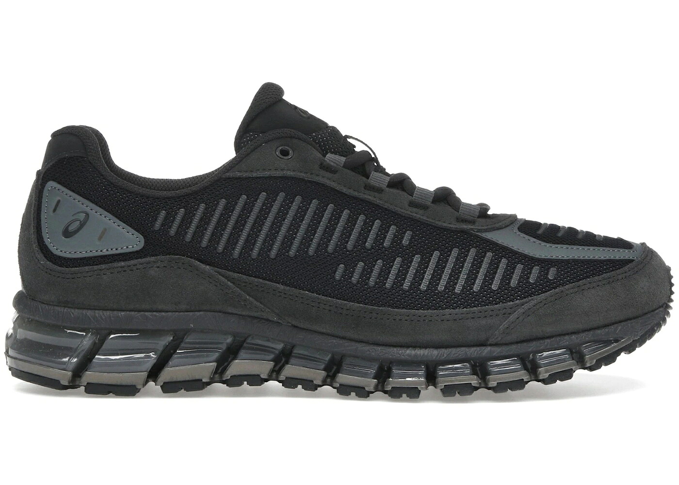 アシックス アンプ 黒色 ブラック 灰色 グレー スニーカー メンズ ASICS GEL-QUANTUM 360 I AMP BLACK GRAPHITE GREY / BLACK GRAPHITE GREY