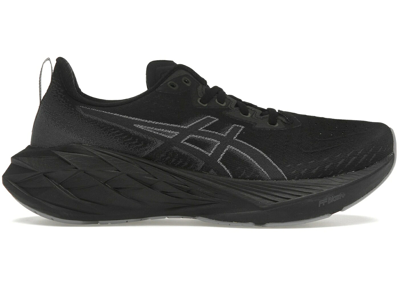 アシックス 黒色 ブラック 灰色 グレー スニーカー メンズ ASICS NOVABLAST 4 BLACK GRAPHITE GREY / BLACK GRAPHITE GREY|スニケス