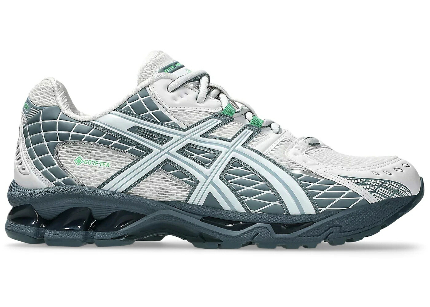アシックス ゴアテックス 白いこと 白いこと 薄墨色 薄墨色 10.1 スニーカー メンズ ASICS GEL-NIMBUS GORE-TEX WHITE FJORD GREY / WHITE FJORD GREY