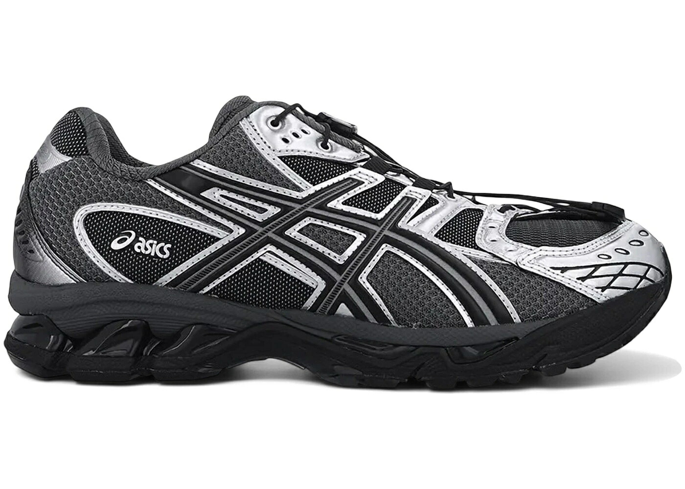 アシックス しろがね色 しろがね色 黒いこと 黒いこと 薄墨色 薄墨色 10.1 スニーカー メンズ ASICS GEL-NIMBUS UNAFFECTED SILVER BLACK / GREY SILVER BLACK