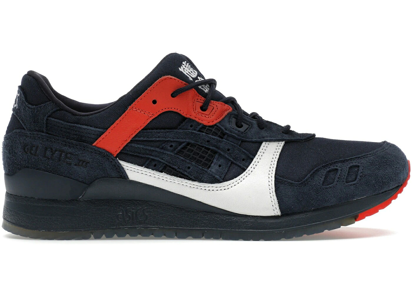 アシックス 先だつものともし火 紺色 米国海軍 スニーカー メンズ ASICS GEL-LYTE III KICKS LAB HIKESHI HANTEN / DARK NAVY DARK NAVY