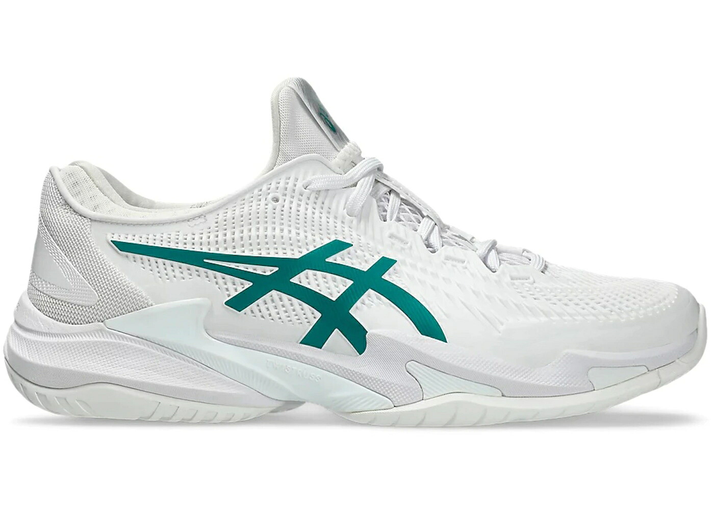 アシックス 厚地の外套 白いこと 白いこと 緑 緑であること スニーカー メンズ ASICS COURT FF 3 NOVAK WHITE PITCH GREEN / WHITE PITCH GREEN