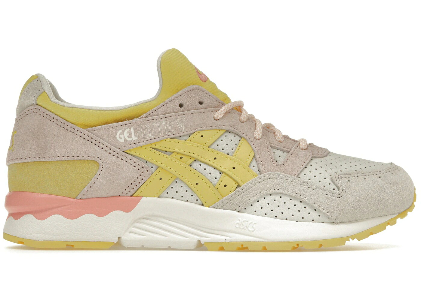 アシックス 先だつものともし火 発条 皮膚軟化剤 スニーカー メンズ ASICS GEL-LYTE V SPRING IN JAPAN BANANA CREAM / CREAM BANANA CREAM