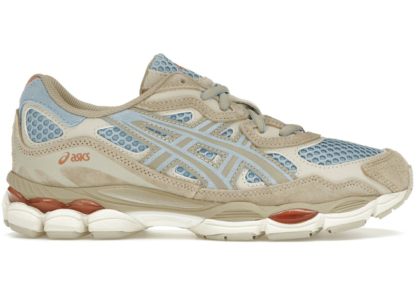 アシックス 青色 ブルー クレープ スニーカー メンズ ASICS GEL-NYC HARBOR BLUE WOOD CREPE / HARBOR BLUE WOOD CREPE