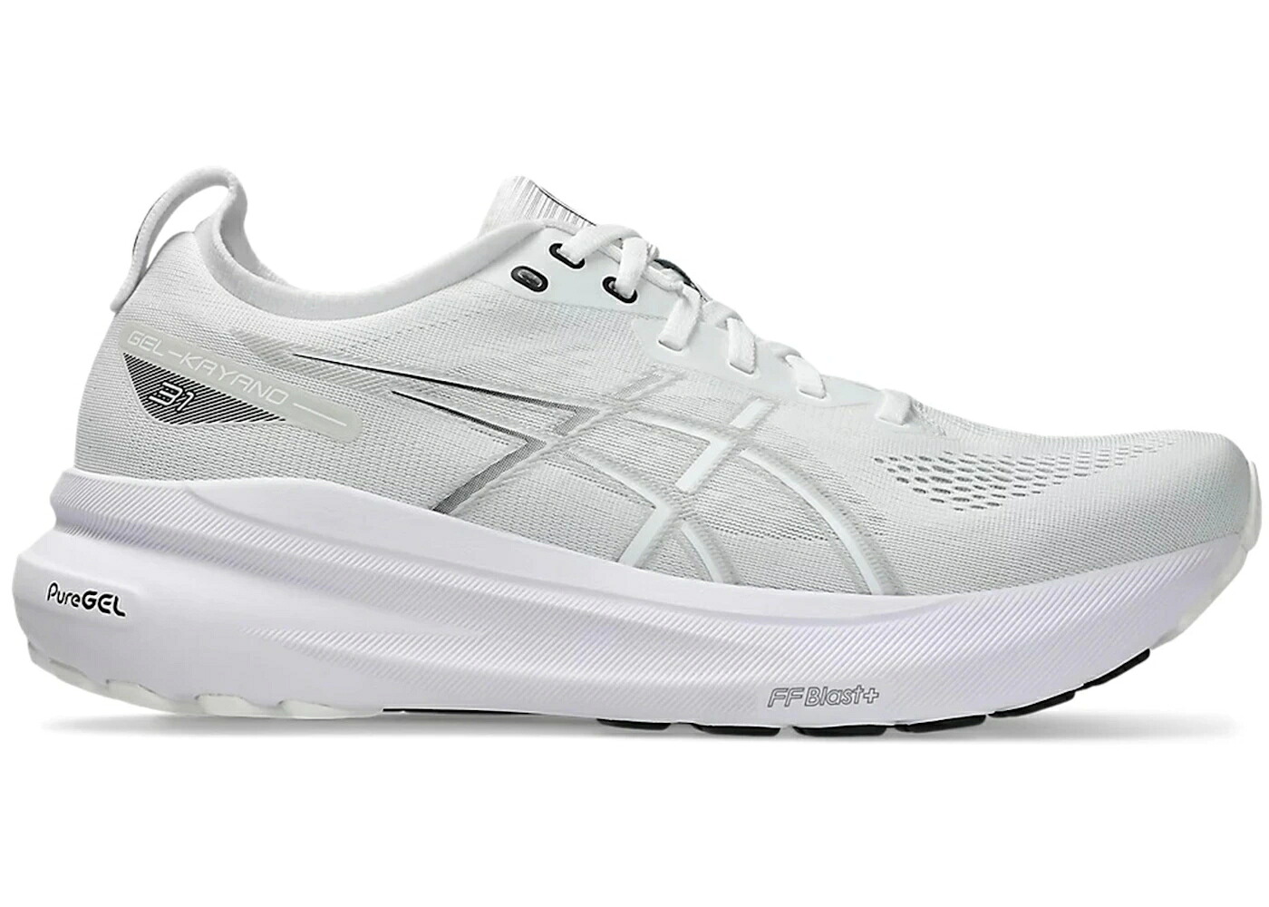 アシックス 白色 ホワイト スニーカー メンズ ASICS GEL-KAYANO 31 WHITE CONCRETE / WHITE CONCRETE