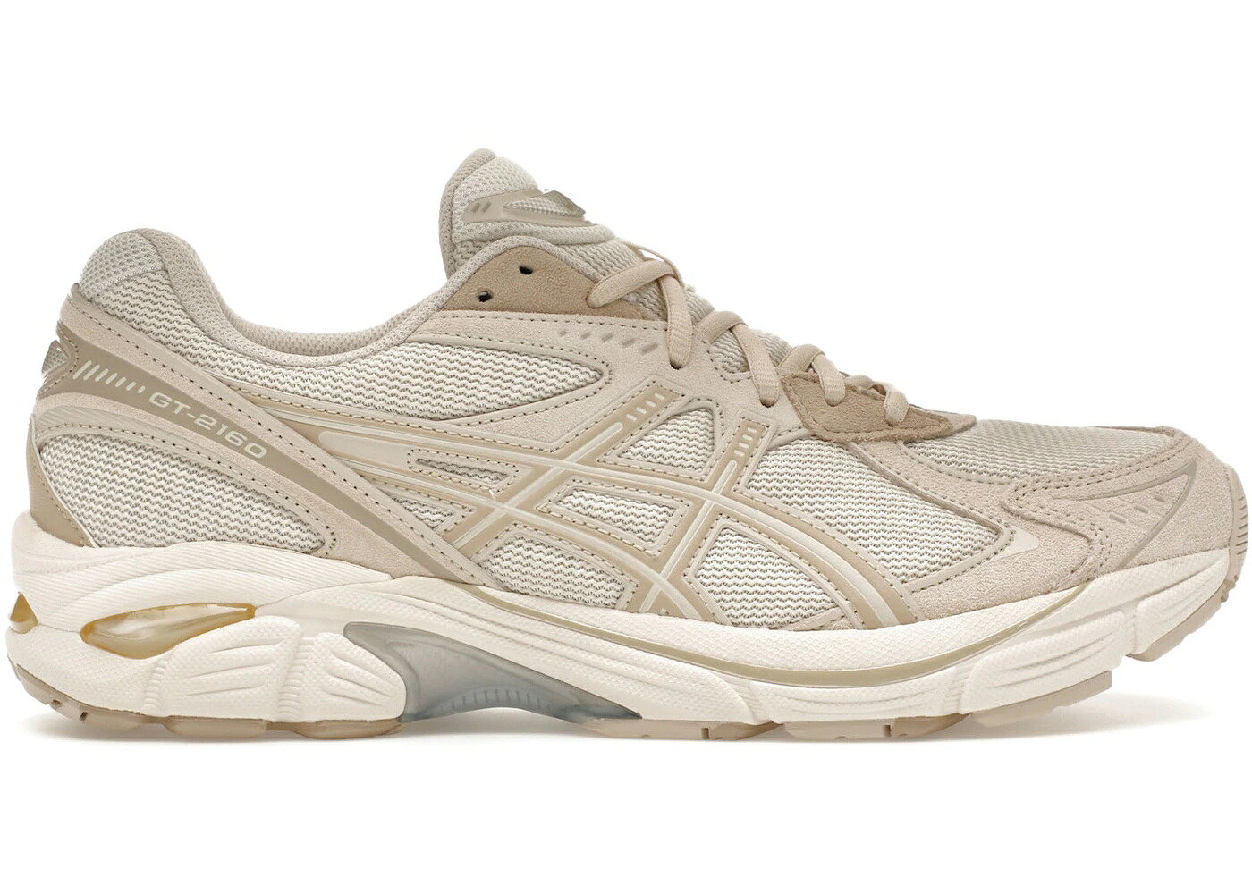 アシックス クリーム 灰色 グレー スニーカー メンズ ASICS GT-2160 CREAM FEATHER GREY / CREAM FEATHER GREY