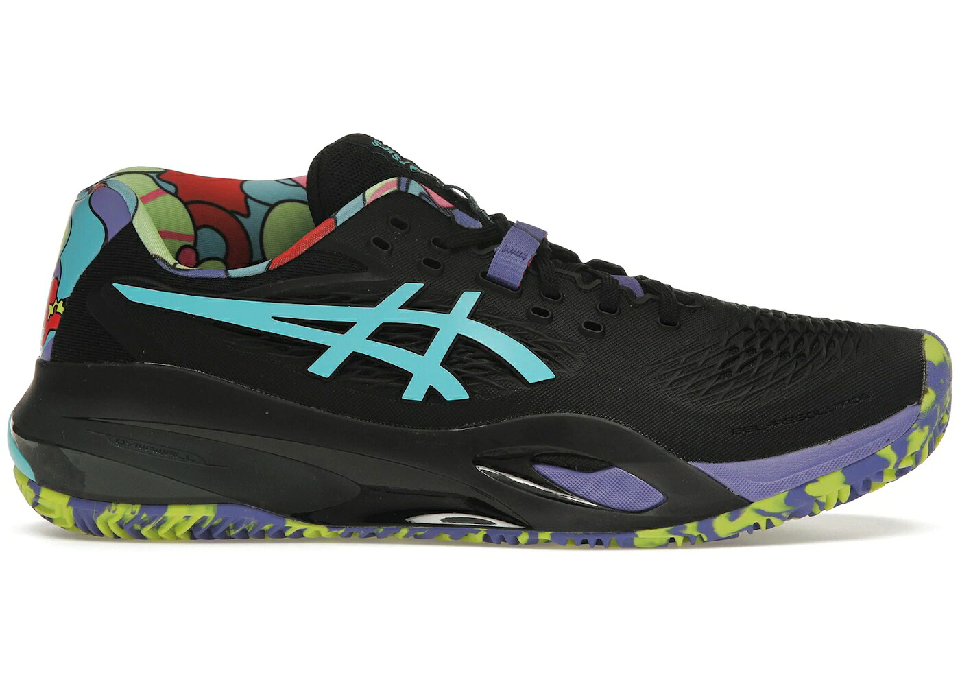 アシックス 黒色 ブラック エナジー アクア L.E. スニーカー メンズ ASICS GEL-RESOLUTION X PADEL BLACK ENERGY AQUA / BLACK ENERGY AQUA|スニケス