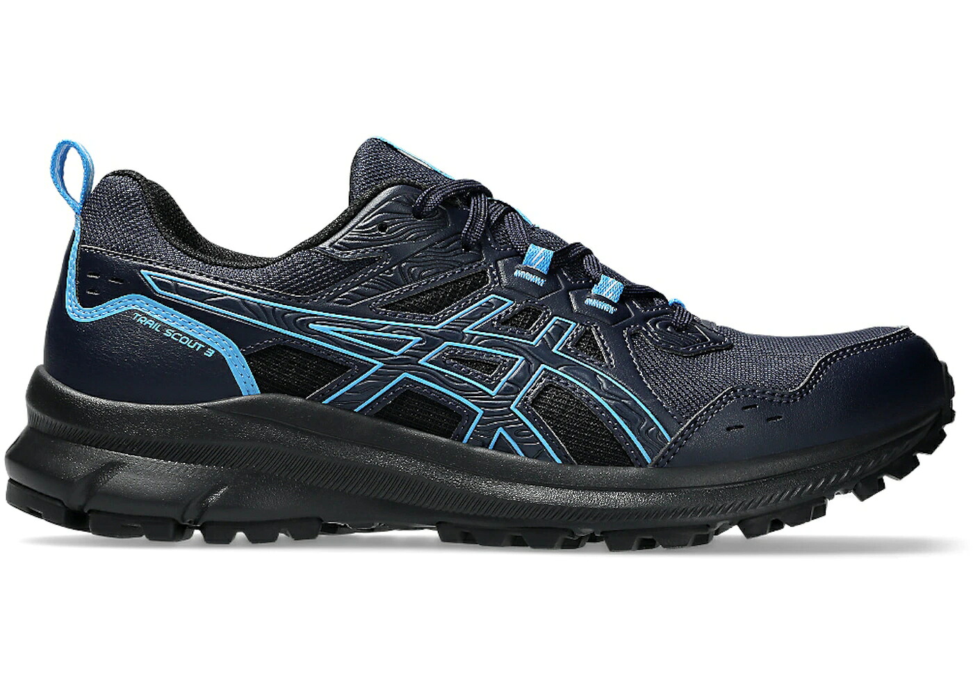 アシックス 案内者 青味 青み スニーカー メンズ ASICS TRAIL SCOUT 3 MIDNIGHT LIGHT BLUE / MIDNIGHT LIGHT BLUE