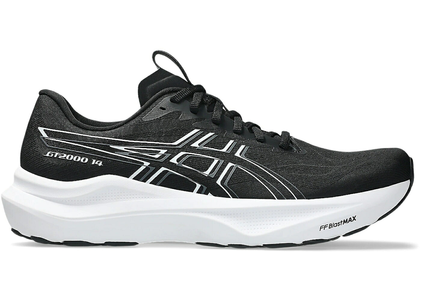 アシックス 黒色 ブラック 白色 ホワイト スニーカー メンズ ASICS GT-2000 14 BLACK WHITE / BLACK WHITE|スニケス