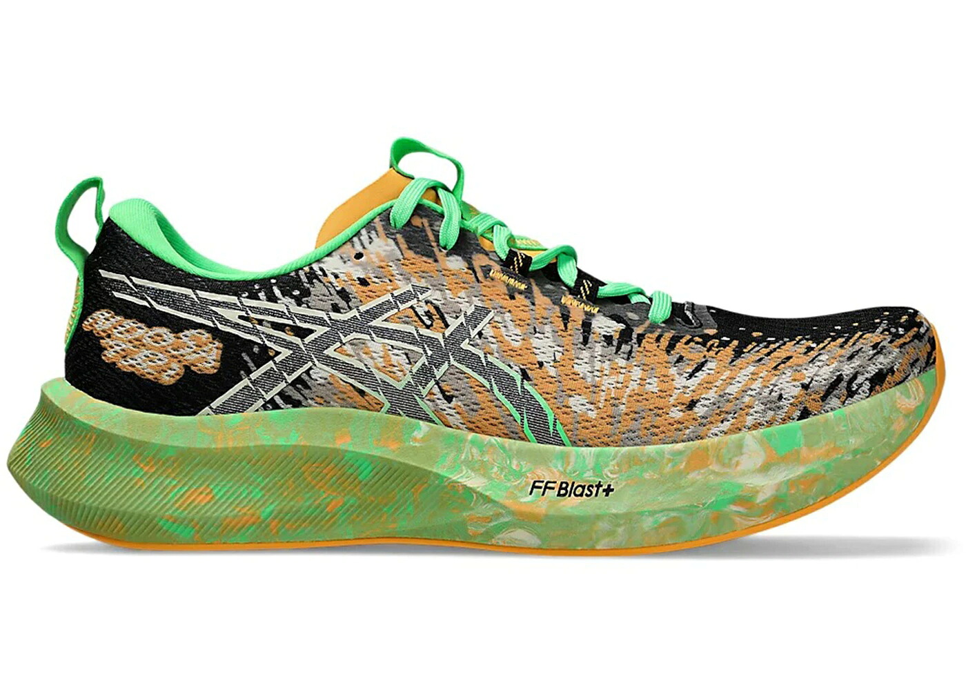 アシックス 黒いこと 黒いこと スニーカー メンズ ASICS NOOSA TRI 16 BLACK NEW LEAF / BLACK NEW LEAF