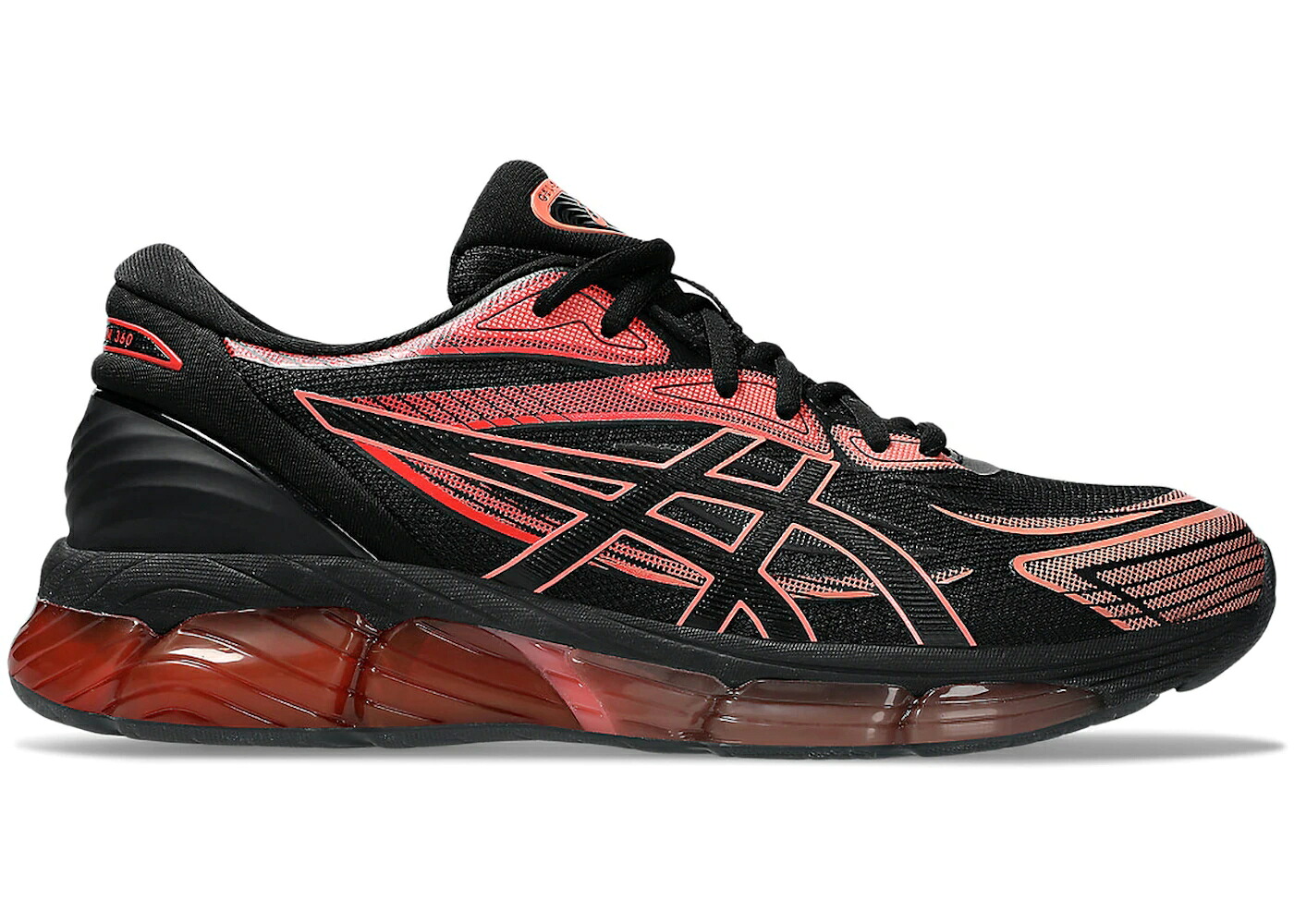 アシックス 黒いこと 黒いこと スニーカー メンズ ASICS GEL-QUANTUM 360 VIII BLACK CAYENNE / BLACK CAYENNE