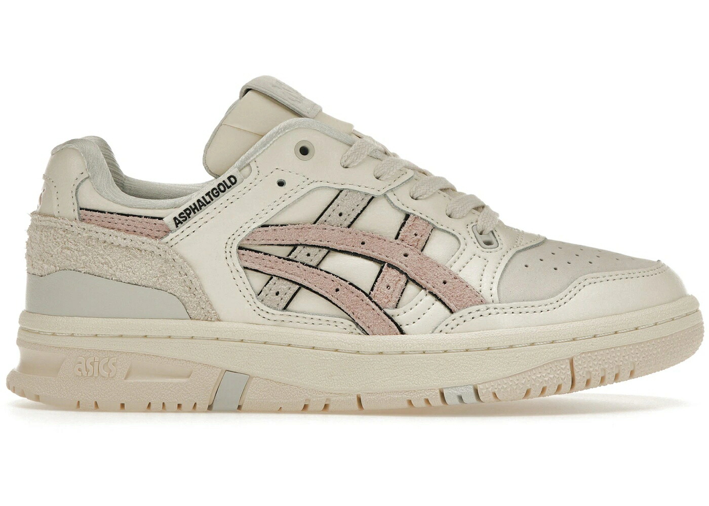 アシックス クリーム スニーカー メンズ ASICS EX89 ASPHALTGOLD IMPROMPTU / CREAM GINGER PEACH