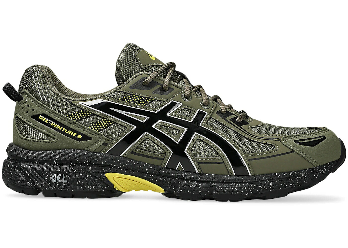 アシックス 緑 緑であること 黒いこと 黒いこと スニーカー メンズ ASICS GEL-VENTURE 6 MANTLE GREEN BLACK / MANTLE GREEN BLACK