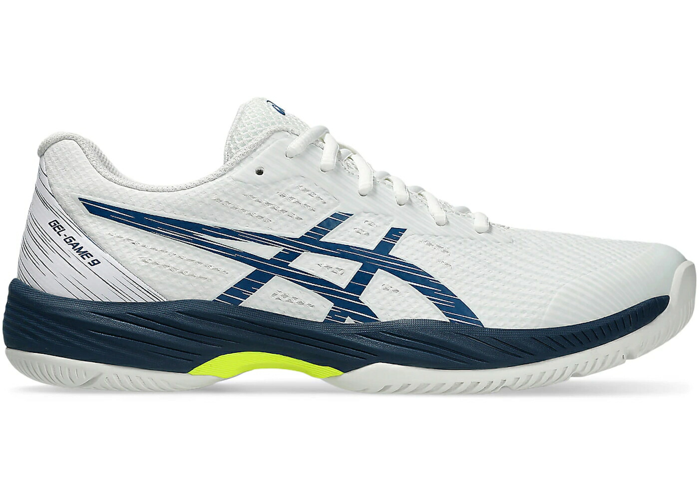 アシックス 白いこと 白いこと 青味 青み スニーカー メンズ ASICS GEL-GAME 9 WHITE MAKO BLUE / WHITE MAKO BLUE